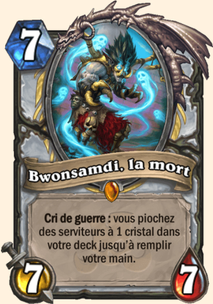 Bwonsamdi, la mort carte Hearhstone