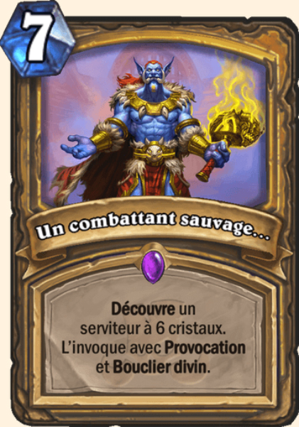 Un nouvel adversaire... carte Hearhstone