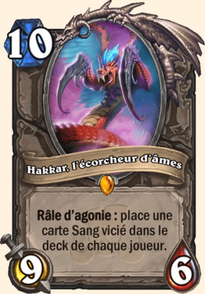 Hakkar l'ecorcheur d'ames carte Hearhstone