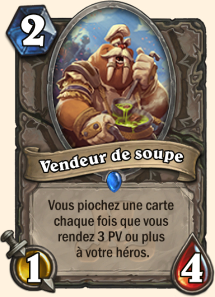 Vendeur de soupe carte Hearhstone