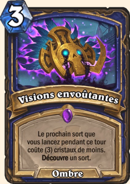 Visions envoutantes carte Hearhstone