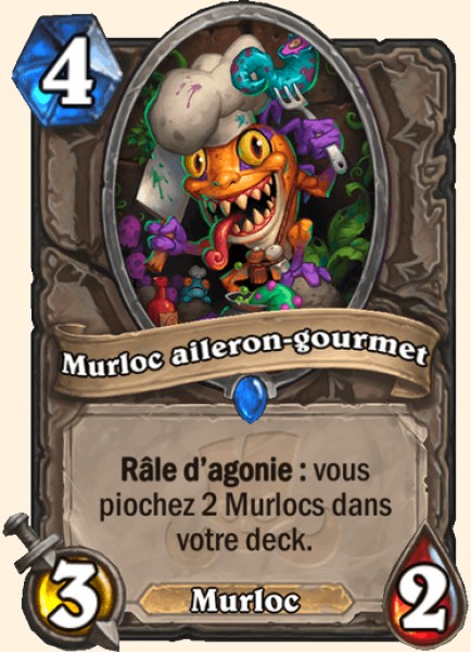 Murloc aileron-gourmet carte Hearhstone