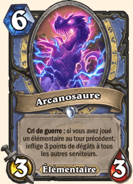 Arcanosaure carte Hearhstone