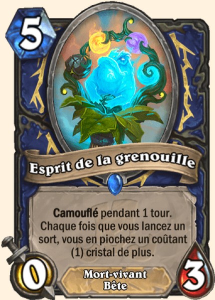 Esprit de la grenouille carte Hearhstone