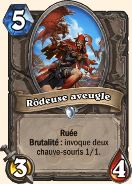 Rodeuse aveugle carte Hearhstone
