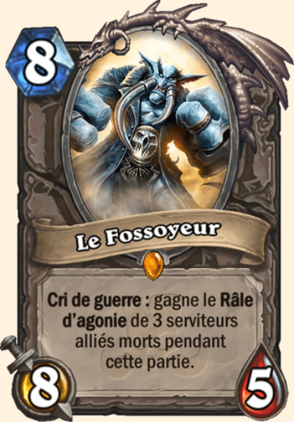 Le Fossoyeur carte Hearhstone