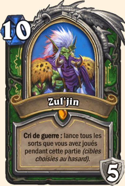 Zul'jin carte Hearhstone