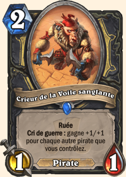 Hurleur de la Voile sanglante carte Hearhstone