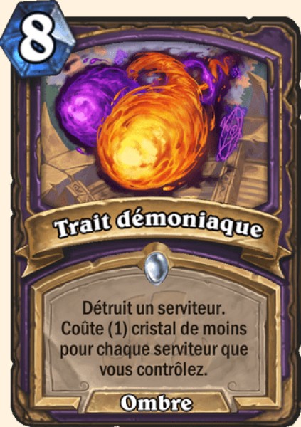 Trait demoniaque carte Hearhstone
