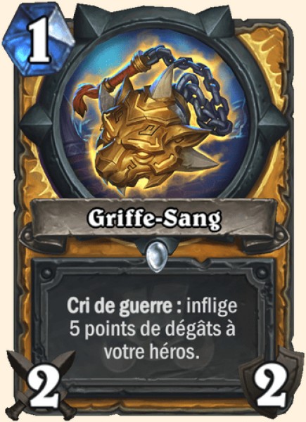 Griffe-Sang carte Hearhstone