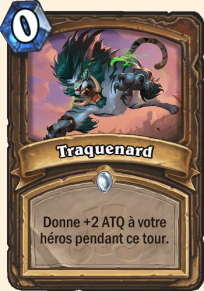 Traquenard carte Hearhstone