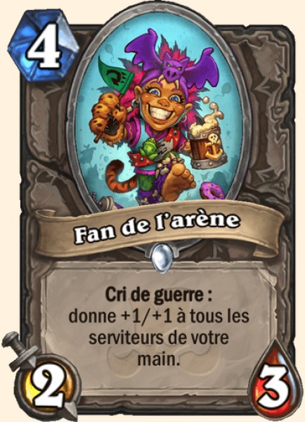 Fan de l'arene carte Hearhstone