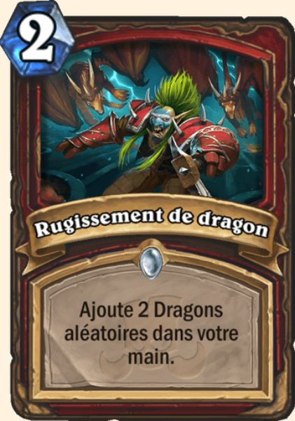 Rugissement du dragon carte Hearhstone