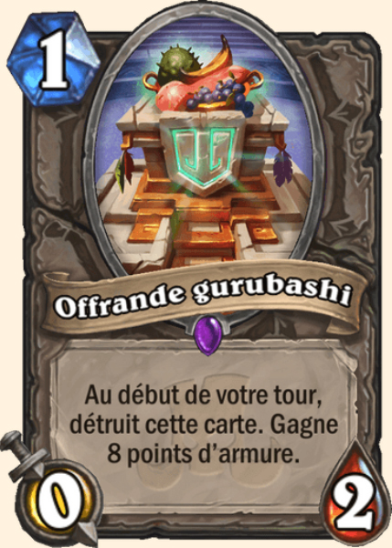 Offrande gurubashi carte Hearhstone