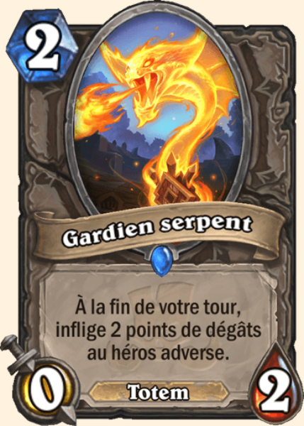 Gardien serpent carte Hearhstone