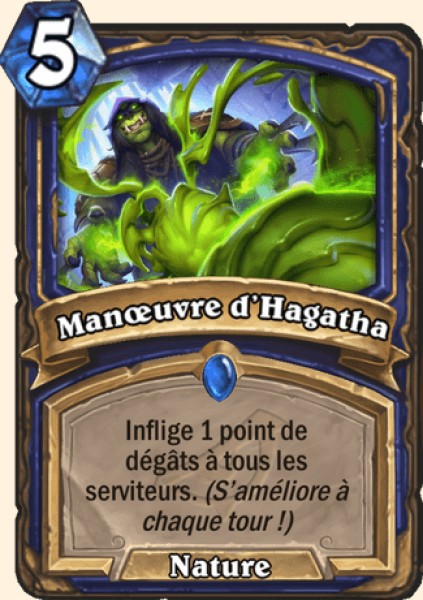 Manoeuvre d'Hagatha carte Hearhstone