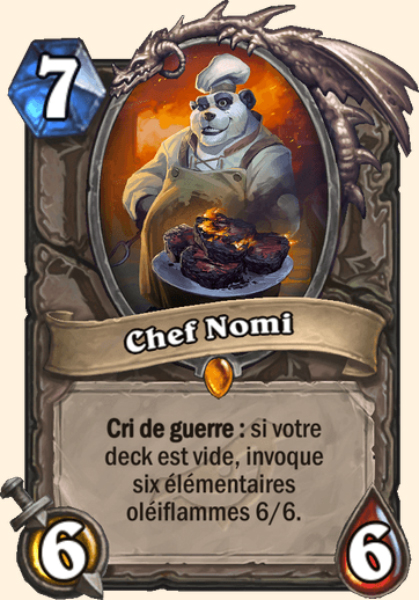 Chef Nomi carte Hearhstone
