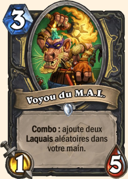 Voyou du M.A.L. carte Hearhstone