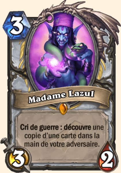 Madame Lazul carte Hearhstone