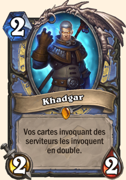 Khadgar carte Hearhstone