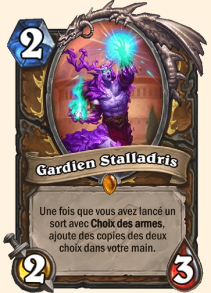 Gardien Stalladris carte Hearhstone