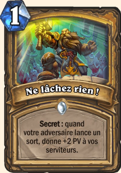 Jusqu’au bout carte Hearhstone