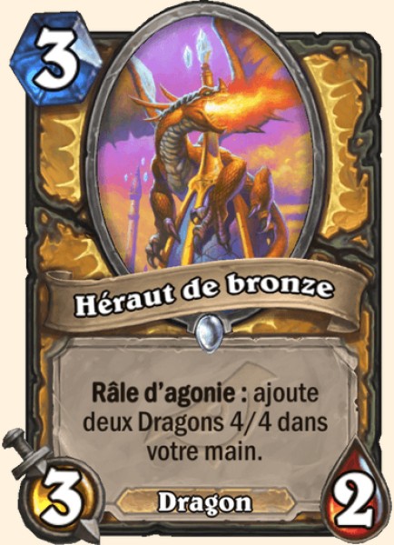 Heraut de Bronze carte Hearhstone