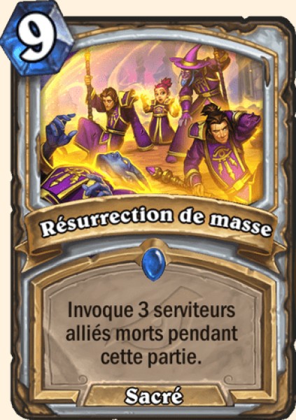 Resurrection de masse carte Hearhstone