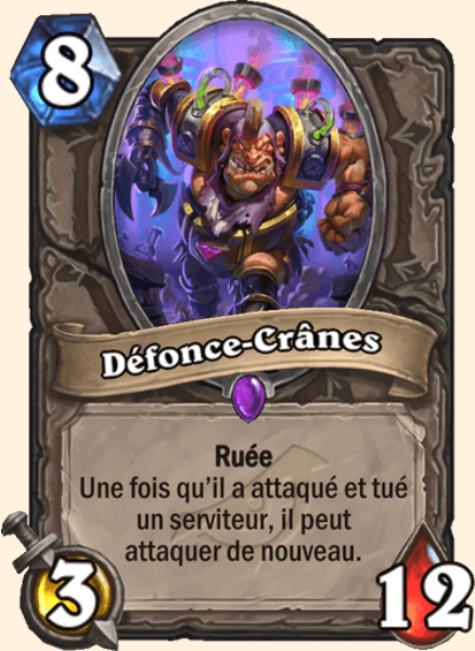 Tete-de-frappe carte Hearhstone