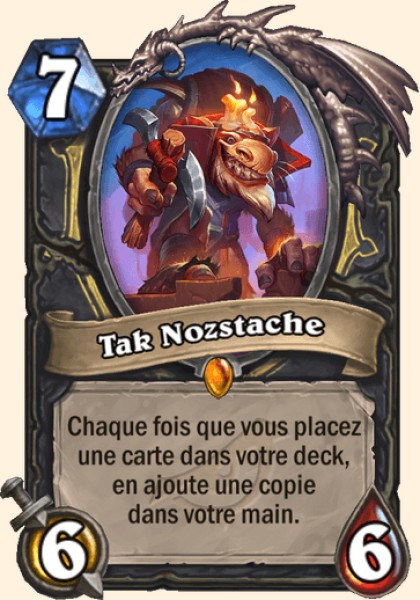 Taz Nozwhisker carte Hearhstone