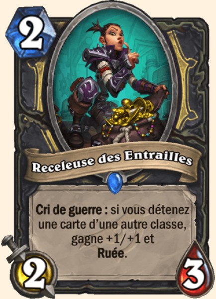 Receleuse des Entrailles carte Hearhstone