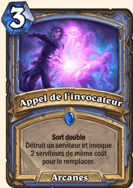 Appel de l'adjurateur carte Hearhstone