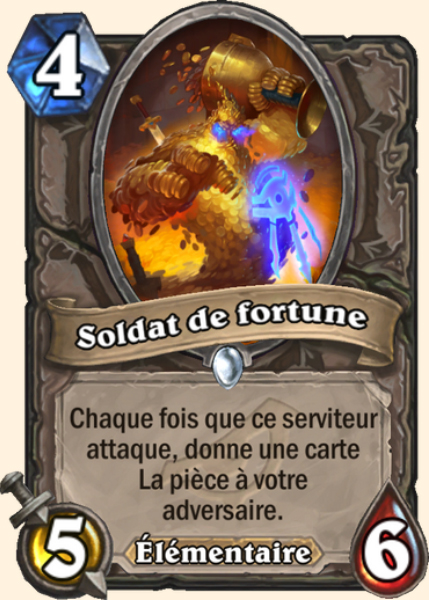 Soldat de fortune carte Hearhstone