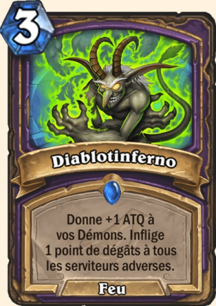 Diablotinferno carte Hearhstone