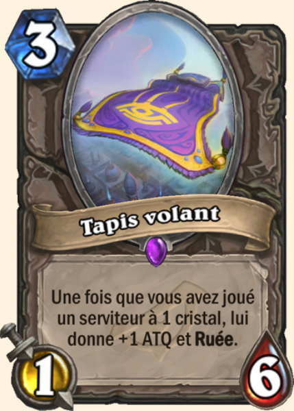Tapis volant carte Hearhstone