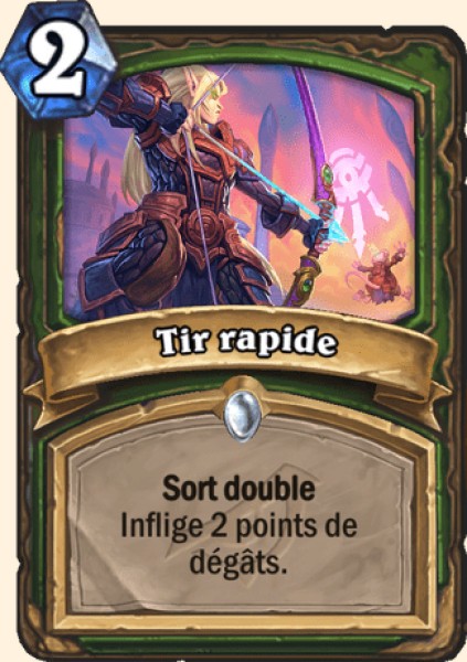 Tir rapide carte Hearhstone