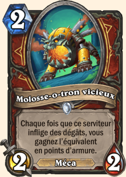 Molosse-o-tron vicieux carte Hearhstone
