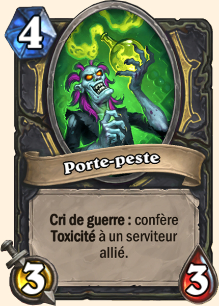 Porte-peste carte Hearhstone