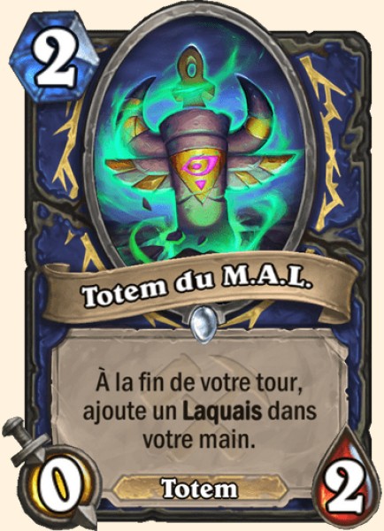 Totem du M.A.L. carte Hearhstone