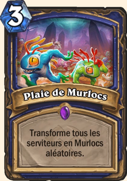 Peste des Murlocs carte Hearhstone