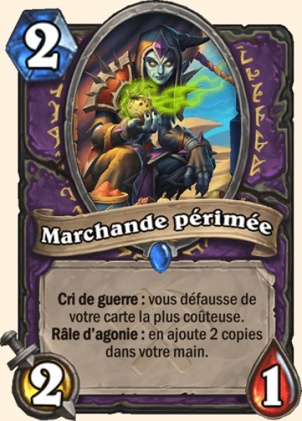 Marchand etrange carte Hearhstone