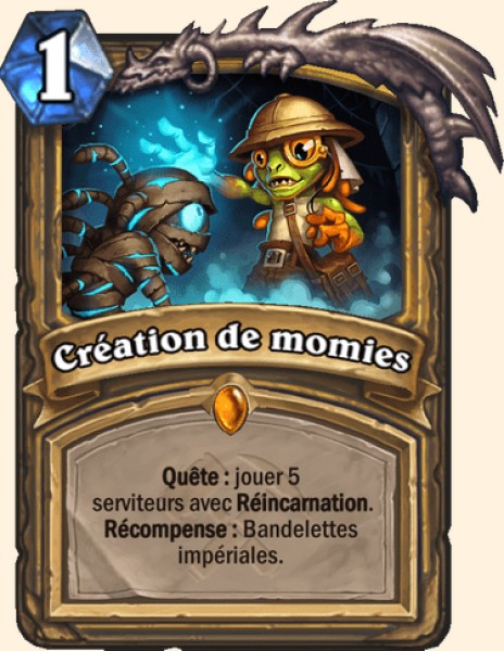 Momification carte Hearhstone