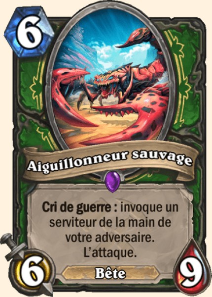 Aiguillonneur sauvage carte Hearhstone
