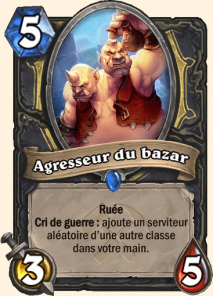 Bandit du bazar carte Hearhstone