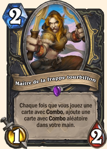 Whirlkick Master carte Hearhstone