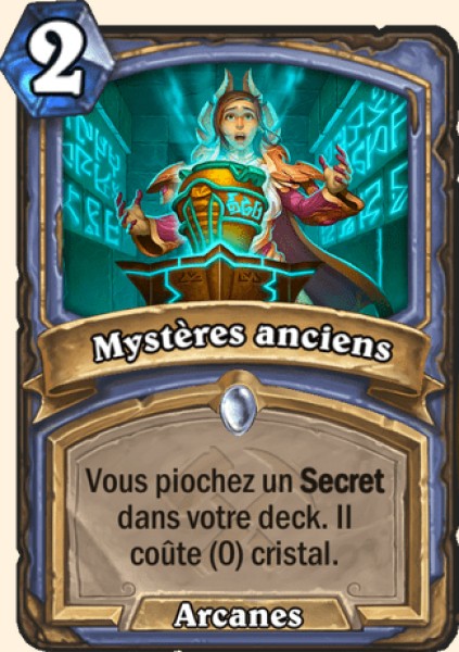 Mysteres anciens carte Hearhstone