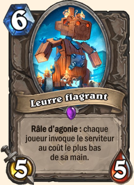 Leurre flagrant carte Hearhstone