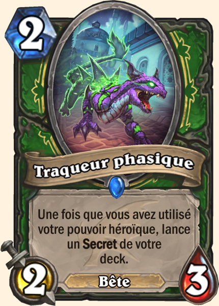 Traqueur phasique carte Hearhstone