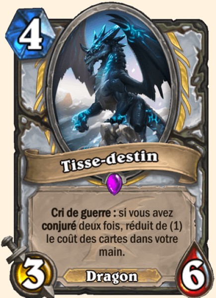 Tisse-destin carte Hearhstone