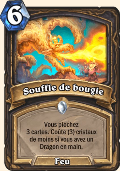 Souffle de bougie carte Hearhstone